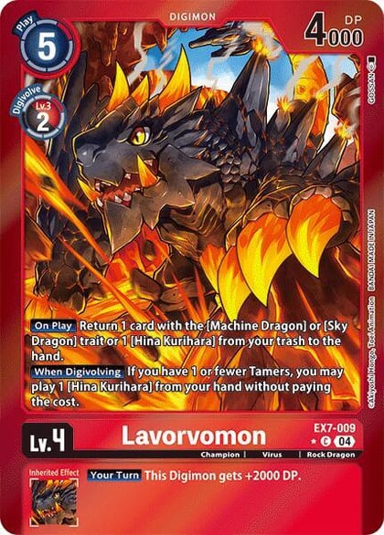 Lavorvomon (Foil), Digimon LIBERATOR EX7-009 C