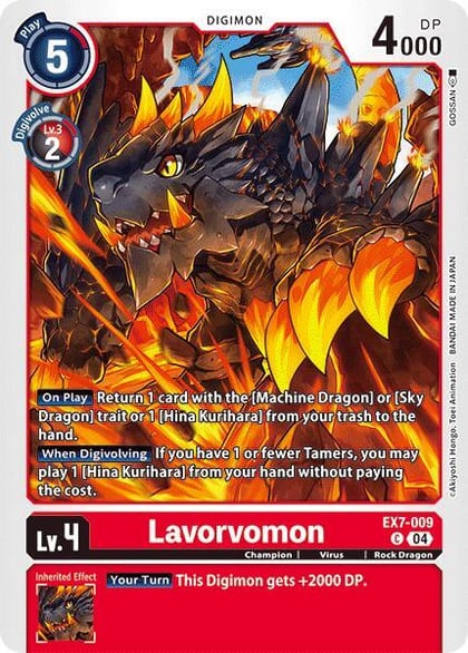 Lavorvomon, Digimon LIBERATOR EX7-009 C