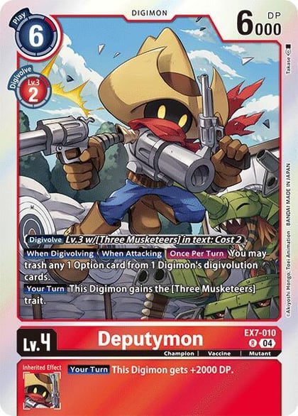 Deputymon, Digimon LIBERATOR EX7-010 R