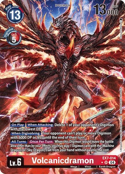 Volcanicdramon (Alternate Art), Digimon LIBERATOR EX7-014 SR