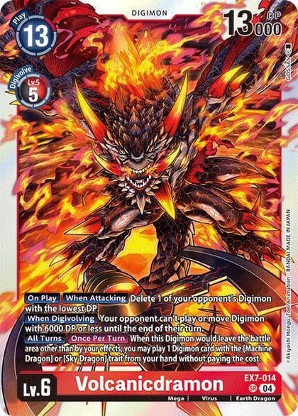 Volcanicdramon, Digimon LIBERATOR EX7-014 SR