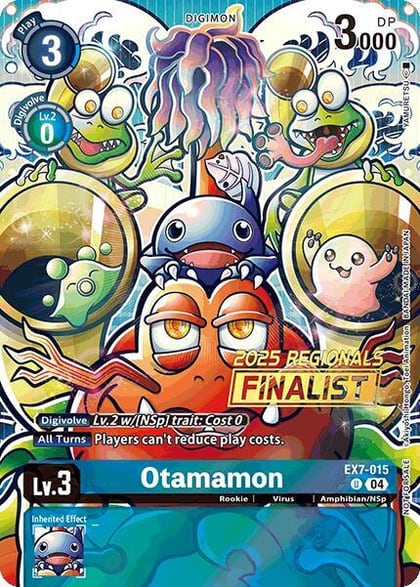 Otamamon (2025 Regionals Finalist), Digimon LIBERATOR EX7-015 U