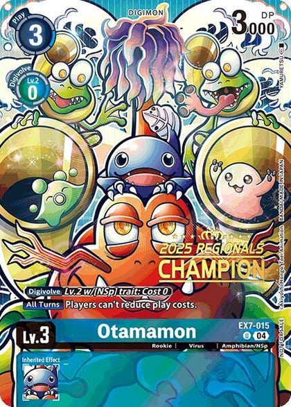 Otamamon (2025 Regionals Champion), Digimon LIBERATOR EX7-015 U