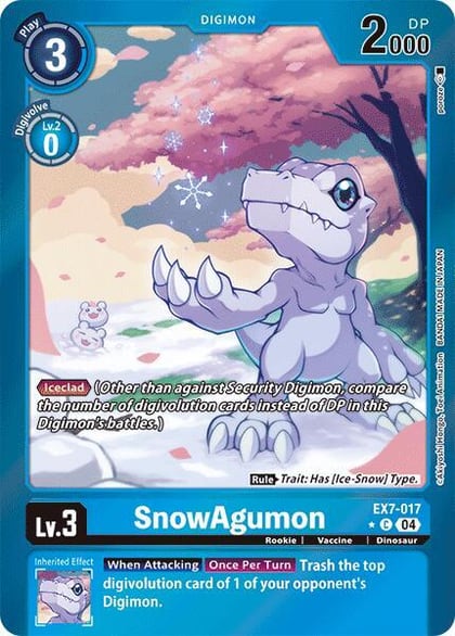 SnowAgumon (Foil), Digimon LIBERATOR EX7-017 C