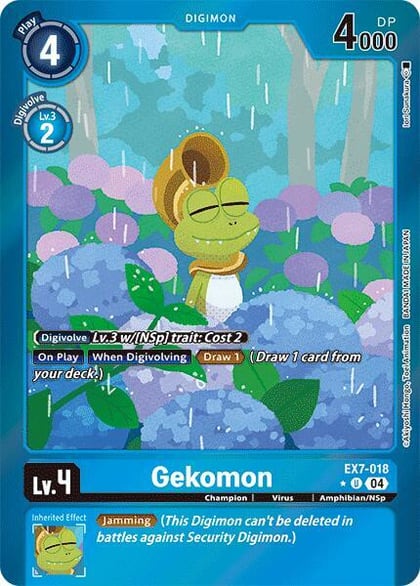 Gekomon (Foil), Digimon LIBERATOR EX7-018 U