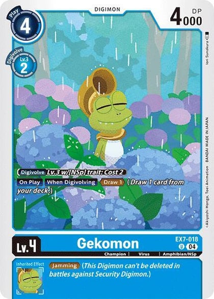 Gekomon, Digimon LIBERATOR EX7-018 U