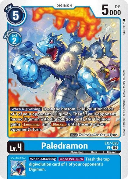 Paledramon, Digimon LIBERATOR EX7-020 U