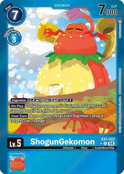 ShogunGekomon (Foil), Digimon LIBERATOR EX7-022 U