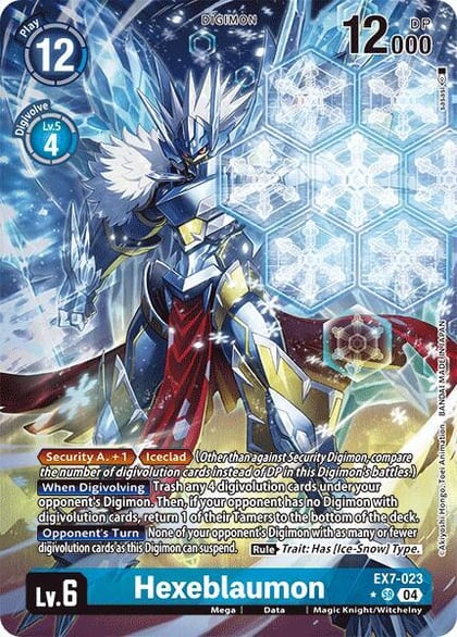 Hexeblaumon (Alternate Art), Digimon LIBERATOR EX7-023 SR