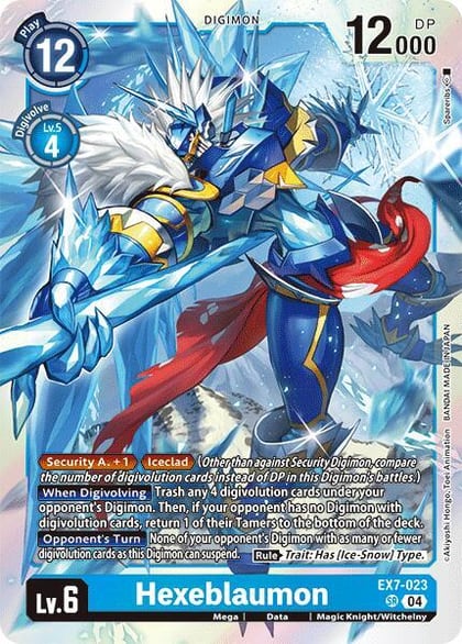 Hexeblaumon, Digimon LIBERATOR EX7-023 SR
