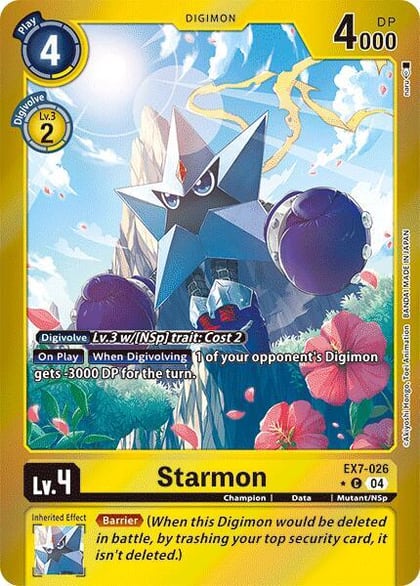 Starmon (Foil), Digimon LIBERATOR EX7-026 C