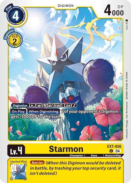 Starmon, Digimon LIBERATOR EX7-026 C