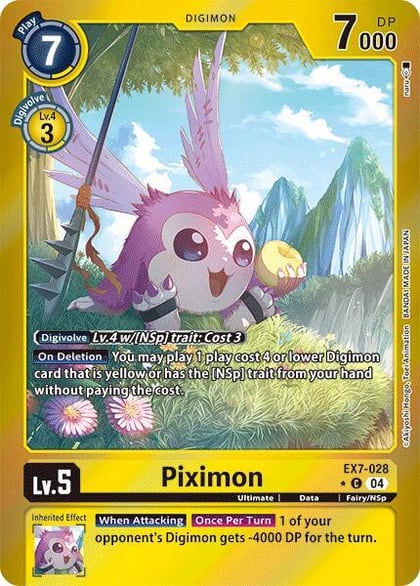 Piximon (Foil), Digimon LIBERATOR EX7-028 C