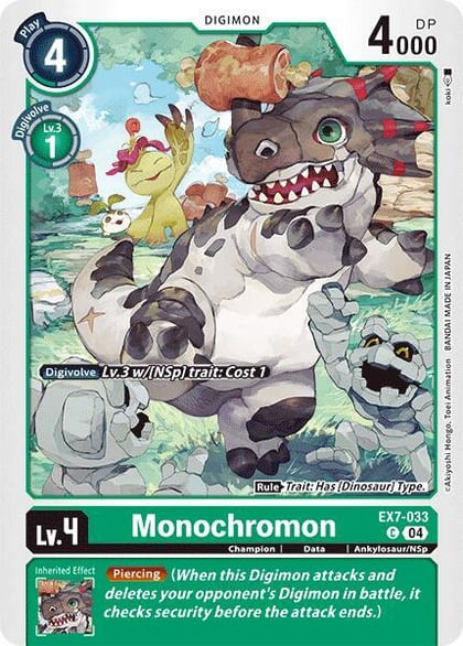 Monochromon, Digimon LIBERATOR EX7-033 C