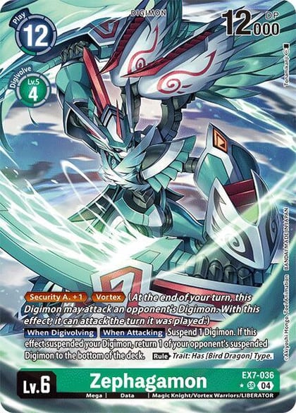 Zephagamon (Alternate Art), Digimon LIBERATOR EX7-036 SR