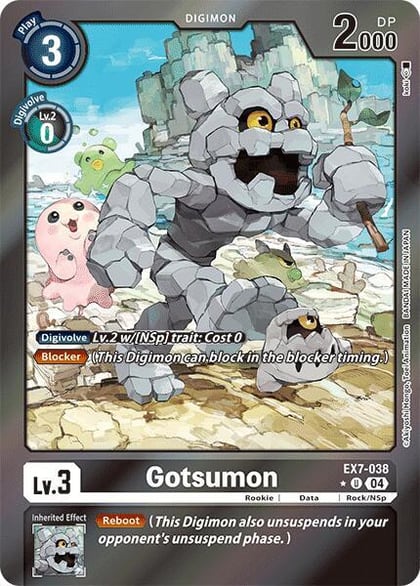 Gotsumon (Foil), Digimon LIBERATOR EX7-038 U