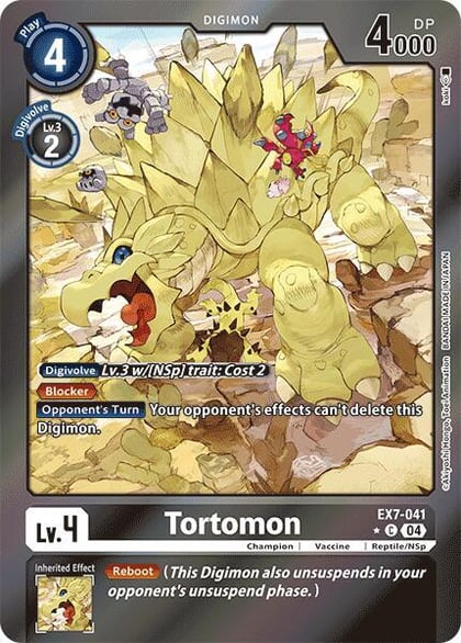 Tortomon (Foil), Digimon LIBERATOR EX7-041 C