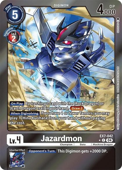 Jazardmon (Foil), Digimon LIBERATOR EX7-042 C