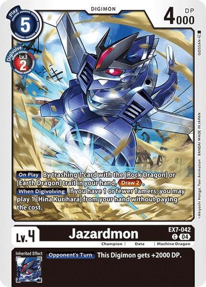 Jazardmon, Digimon LIBERATOR EX7-042 C