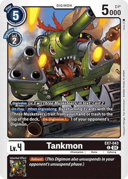 Tankmon, Digimon LIBERATOR EX7-043 C