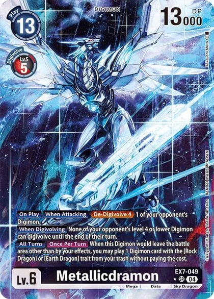 Metallicdramon (Alternate Art), Digimon LIBERATOR EX7-049 SR