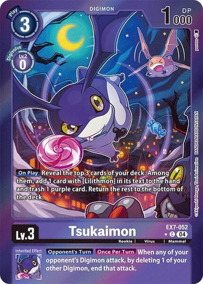 Tsukaimon (Foil), Digimon LIBERATOR EX7-052 C