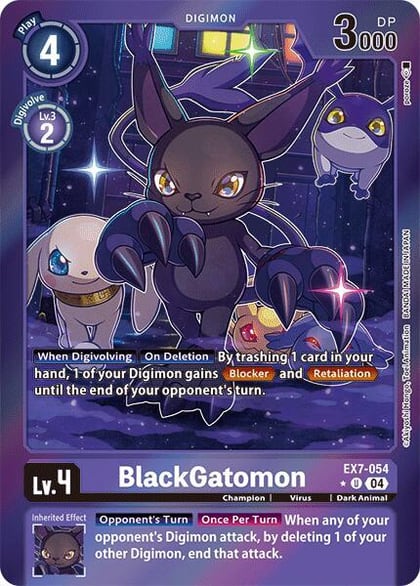 BlackGatomon (Foil), Digimon LIBERATOR EX7-054 UC