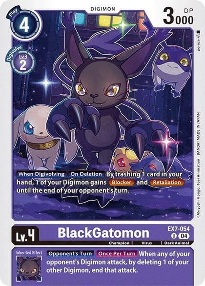 BlackGatomon, Digimon LIBERATOR EX7-054 UC