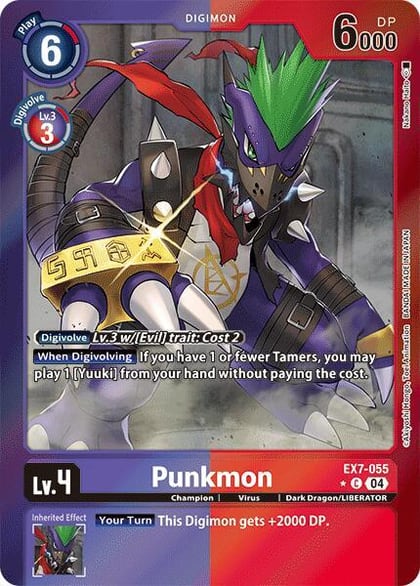 Punkmon (Foil), Digimon LIBERATOR EX7-055 C