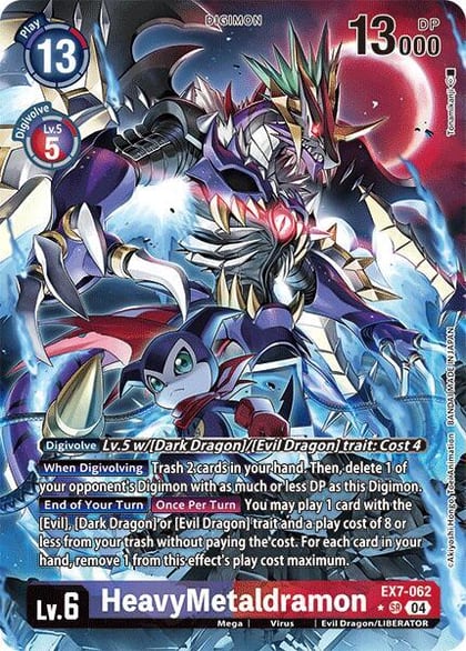 HeavyMetaldramon (Alternate Art), Digimon LIBERATOR EX7-062 SR