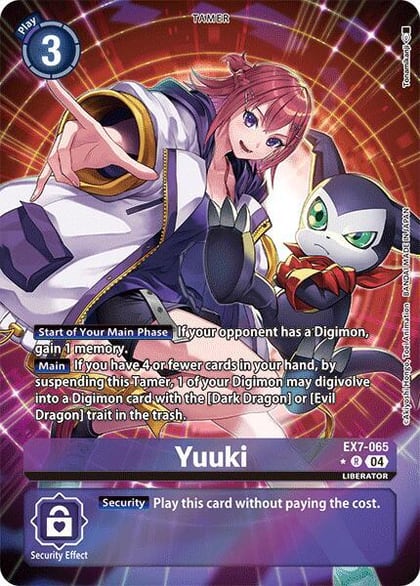 Yuuki (Alternate Art), Digimon LIBERATOR EX7-065 R