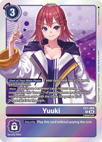 Yuuki, Digimon LIBERATOR EX7-065 R