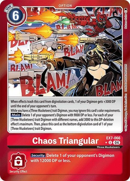 Chaos Triangular (Foil), Digimon LIBERATOR EX7-066 U