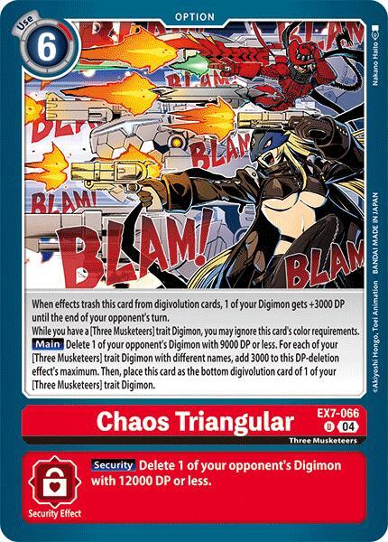 Chaos Triangular, Digimon LIBERATOR EX7-066 U