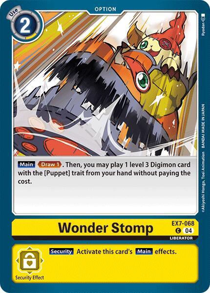 Wonder Stomp, Digimon LIBERATOR EX7-068 C