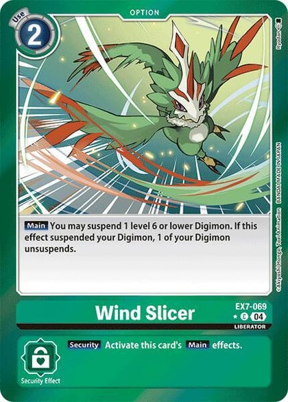 Wind Slicer (Foil), Digimon LIBERATOR EX7-069 C
