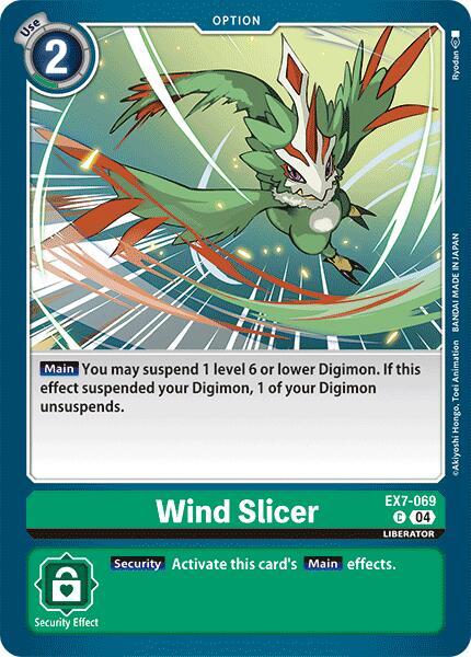 Wind Slicer, Digimon LIBERATOR EX7-069 C