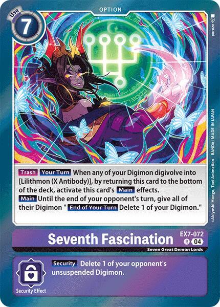 Seventh Fascination, Digimon LIBERATOR EX7-072 R