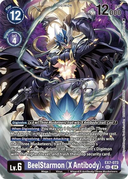 BeelStarmon (X Antibody) (Alternate Art), Digimon LIBERATOR EX7-073 SCR