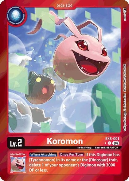 Koromon (Limited Foil), Chain of Liberation EX8-001 U