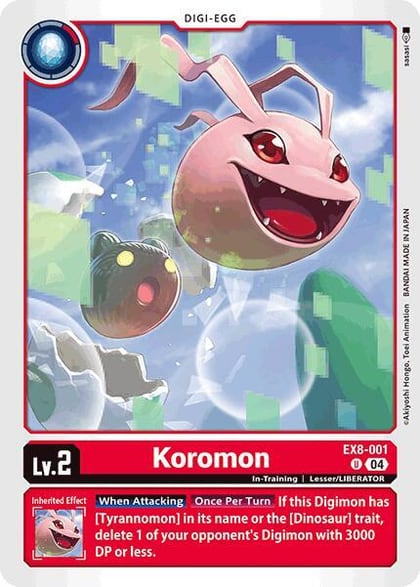 Koromon, Chain of Liberation EX8-001 U