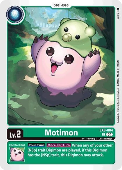 Motimon, Chain of Liberation EX8-004 U