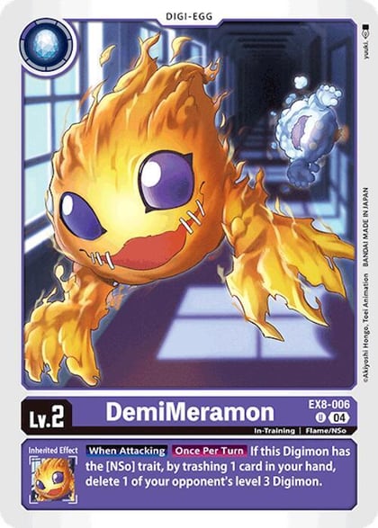 DemiMeramon, Chain of Liberation EX8-006 U