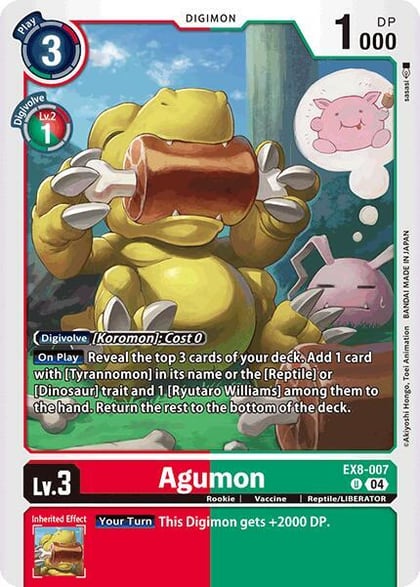 Agumon - EX8-007, Chain of Liberation EX8-007 U