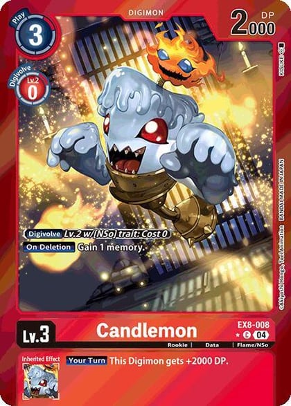 Candlemon (Limited Foil), Chain of Liberation EX8-008 C