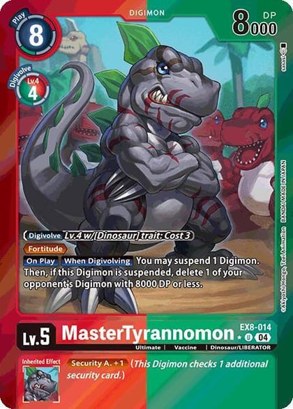 MasterTyrannomon (Limited Foil), Chain of Liberation EX8-014 U