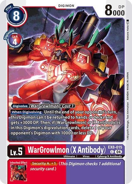 WarGrowlmon (X Antibody), Chain of Liberation EX8-015 C