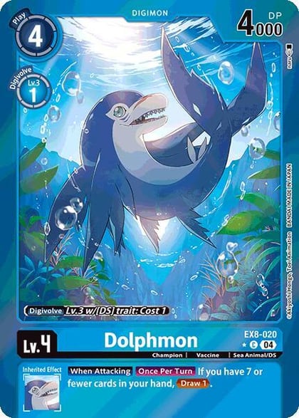 Dolphmon (Limited Foil), Chain of Liberation EX8-020 C
