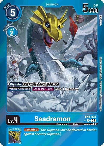 Seadramon (Limited Foil), Chain of Liberation EX8-021 U