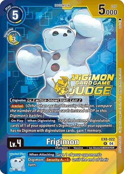 Frigimon (Judge Pack 2025 Wave 1), Chain of Liberation EX8-022 R